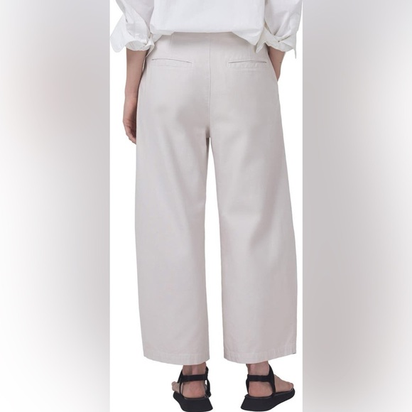 Citizens of Humanity Payton Super High Waist Crop Wide Leg Utility Trousers - Picture 2 of 7